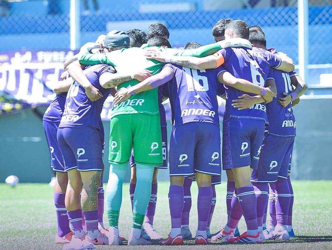 Plantel de Comerciantes Unidos en el partido ante Atletico Alianza, el miercoles, 22 de abril de 2026